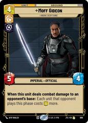 Moff Gideon - I Know Everything - Foil