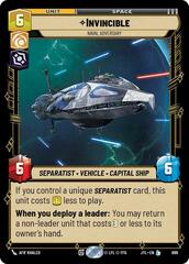Invincible - Naval Adversary - Foil