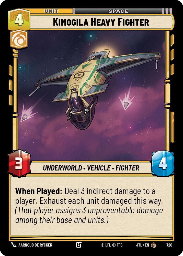 Kimogila Heavy Fighter - Foil