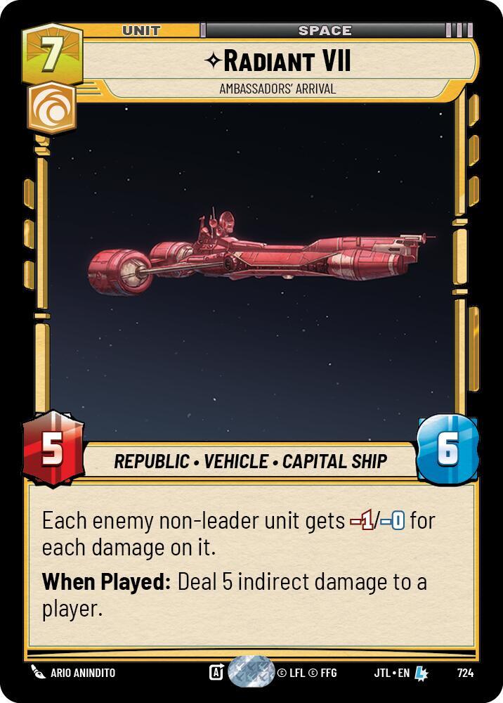 Radiant VII - Ambassadors Arrival - Foil