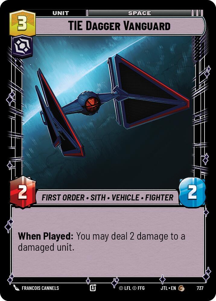 TIE Dagger Vanguard - Foil
