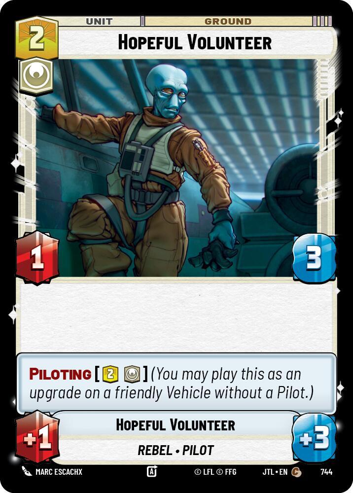 Hopeful Volunteer - Foil
