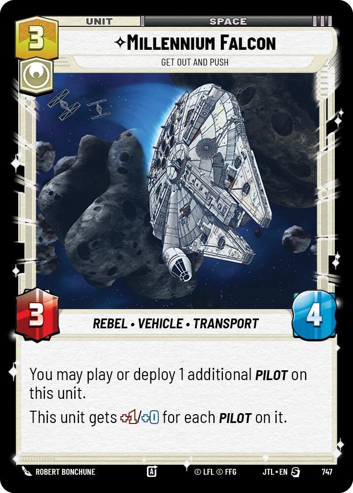 Millennium Falcon - Get Out And Push - Foil