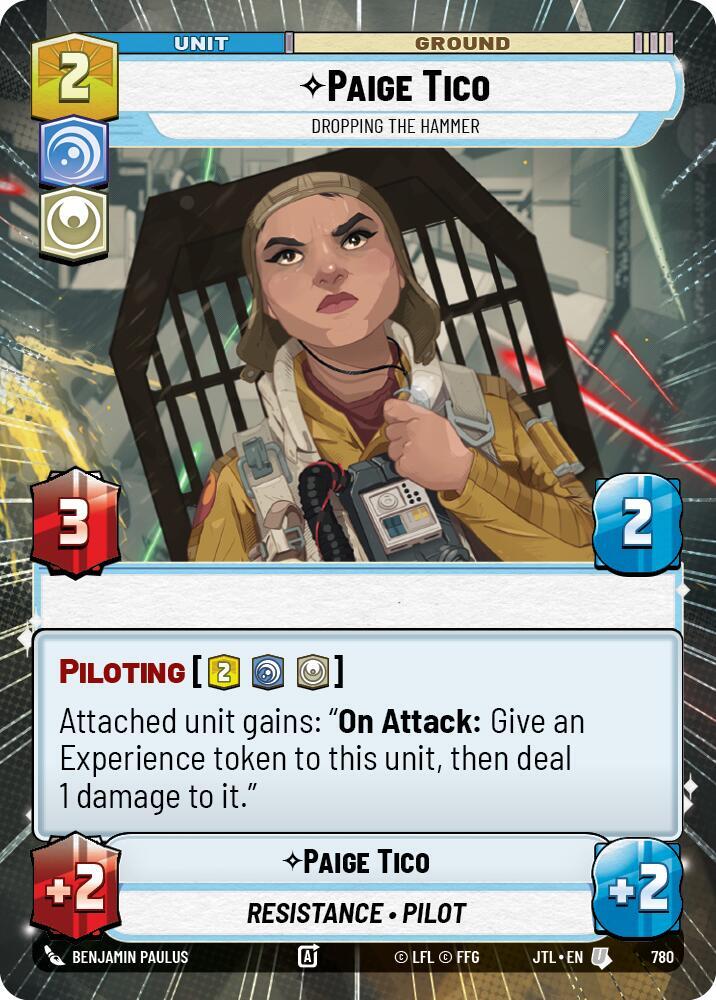 Paige Tico - Dropping the Hammer - Hyperspace - Foil