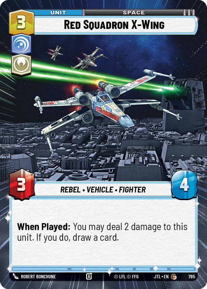 Red Squadron X-Wing - Hyperspace - Foil