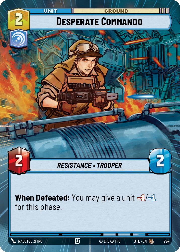 Desperate Commando - Hyperspace - Foil