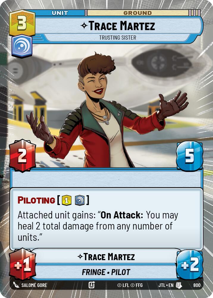 Trace Martez - Trusting Sister - Hyperspace - Foil