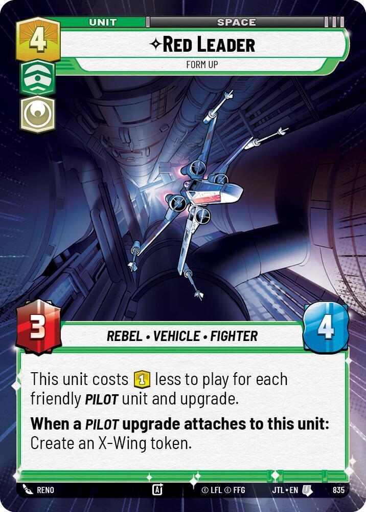 Red Leader - Form Up - Hyperspace - Foil