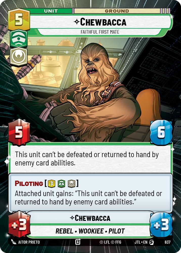 Chewbacca - Faithful First Mate - Hyperspace - Foil