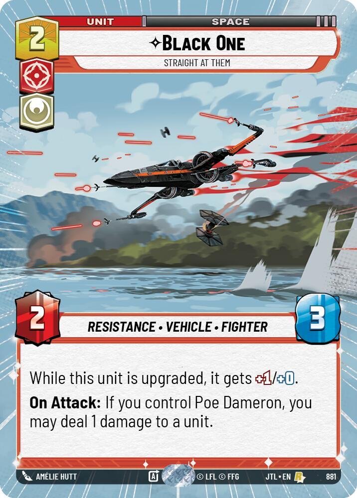 Black One - Straight At Them - Hyperspace - Foil