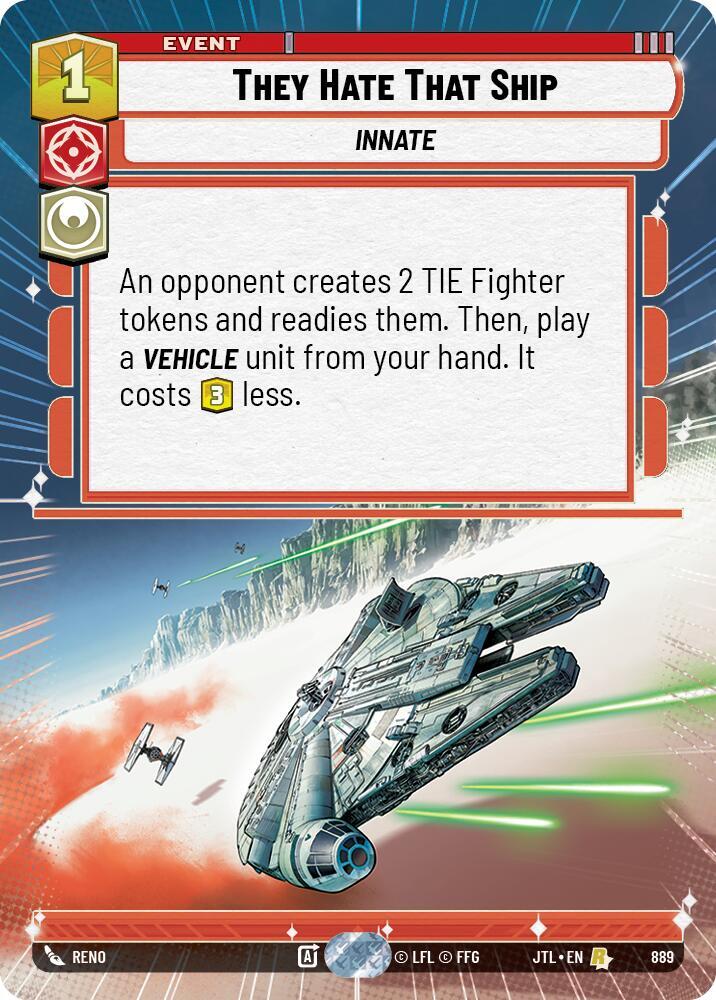 They Hate That Ship - Hyperspace - Foil