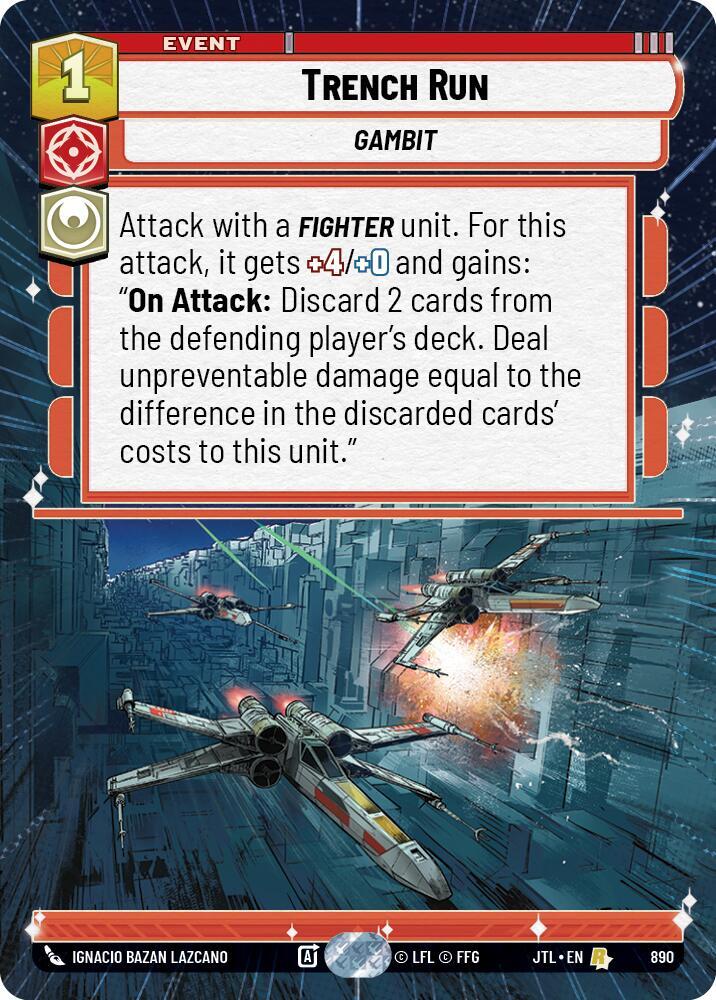 Trench Run - Hyperspace - Foil