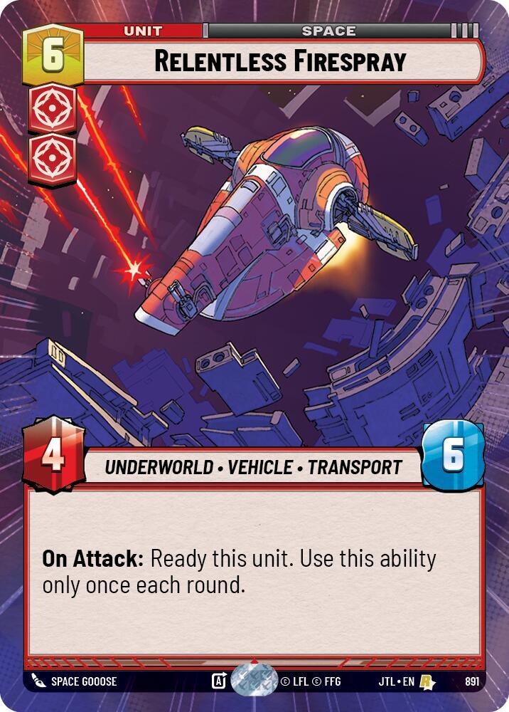 Relentless Firespray - Hyperspace - Foil