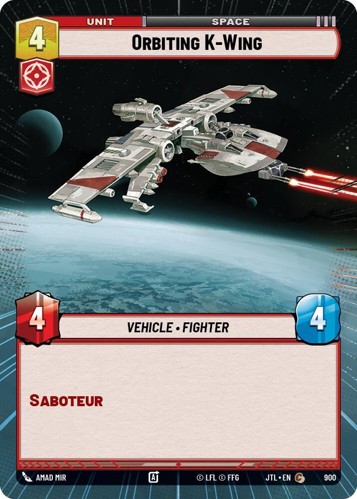 Orbiting K-Wing - Hyperspace - Foil