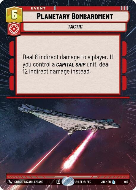 Planetary Bombardment - Hyperspace - Foil