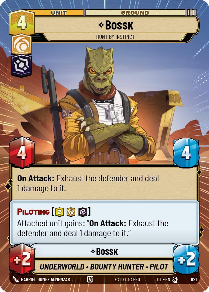 Bossk - Hunt By Instinct - Hyperspace - Foil