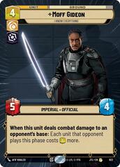 Moff Gideon - I Know Everything - Hyperspace - Foil