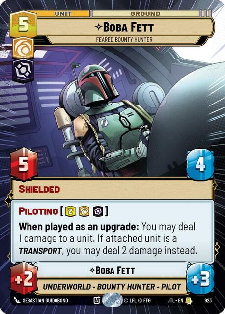 Boba Fett - Feared Bounty Hunter - Hyperspace - Foil