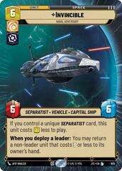 Invincible - Naval Adversary - Hyperspace - Foil