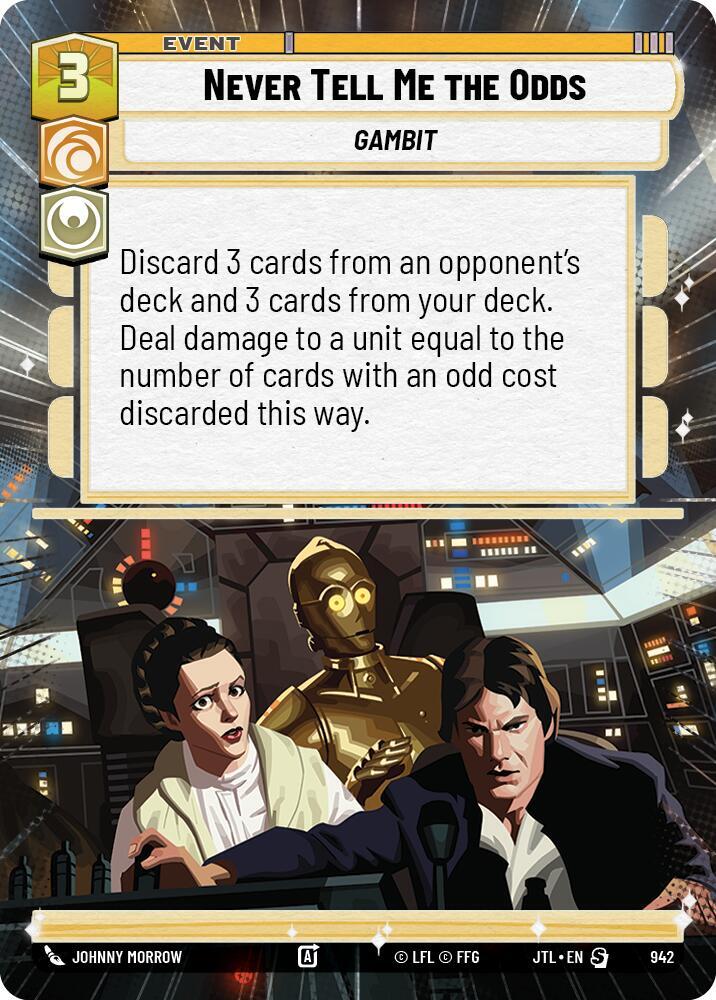 Never Tell Me the Odds - Hyperspace - Foil