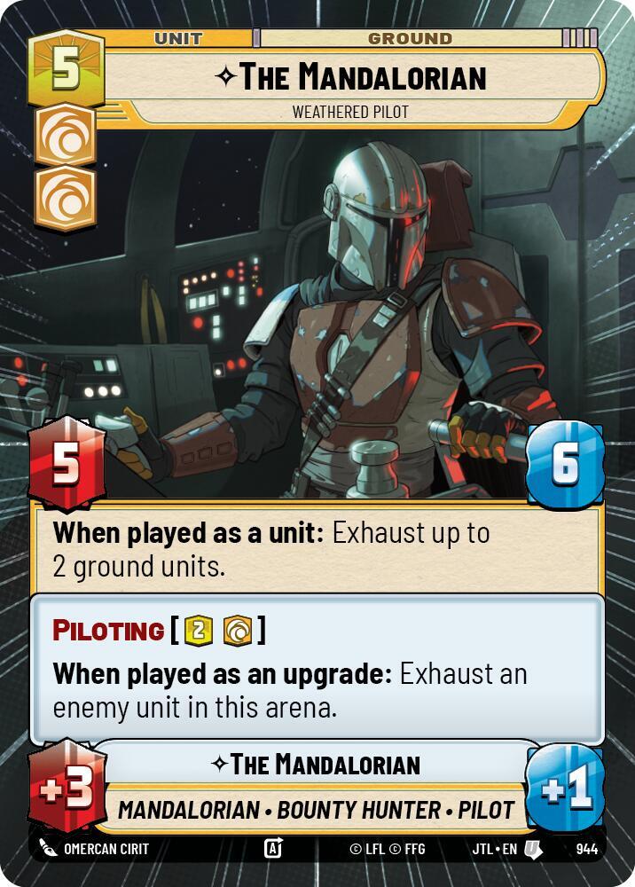 The Mandalorian - Weathered Pilot - Hyperspace - Foil