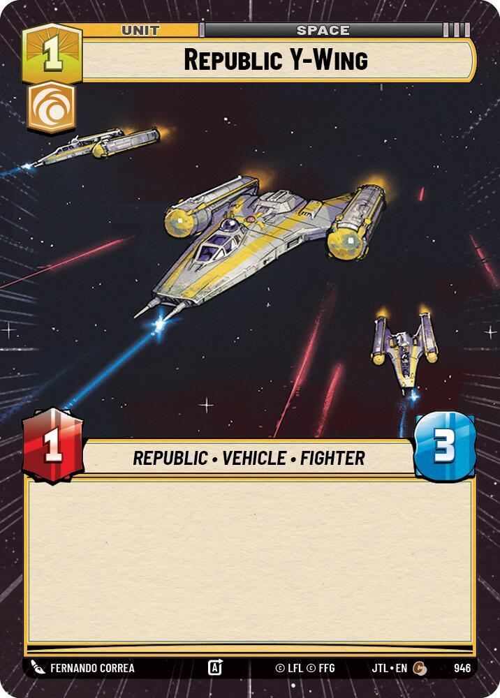 Republic Y-Wing - Hyperspace - Foil
