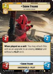 Sidon Ithano - The Crimson Corsair - Hyperspace - Foil