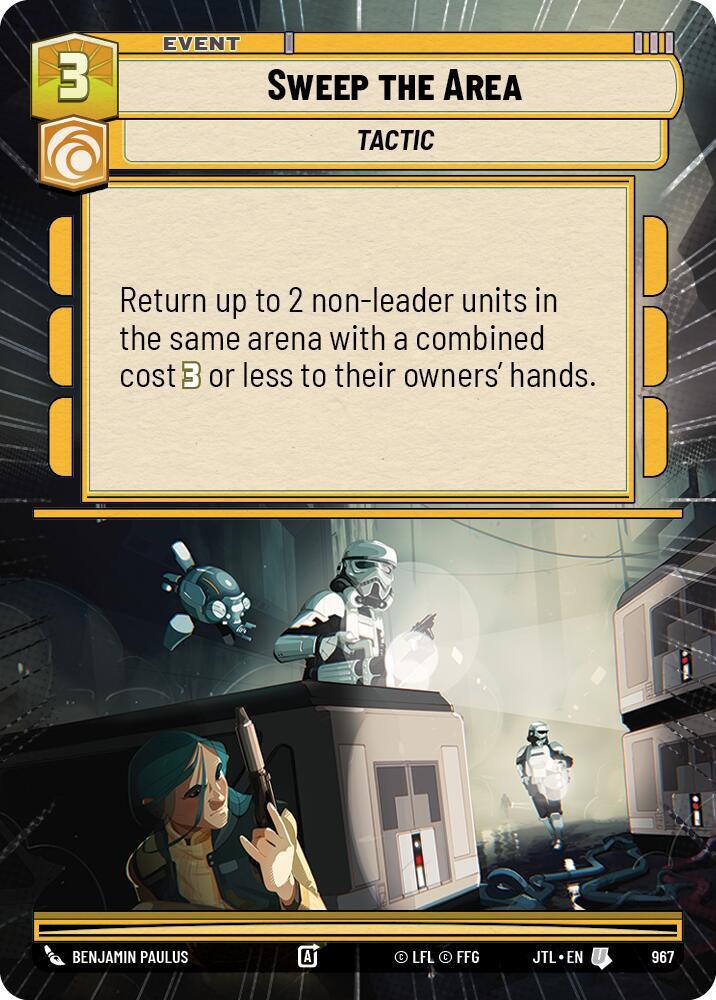 Sweep the Area - Hyperspace - Foil
