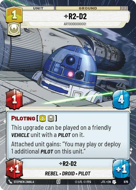 R2-D2 - Artooooooooo! - Hyperspace - Foil