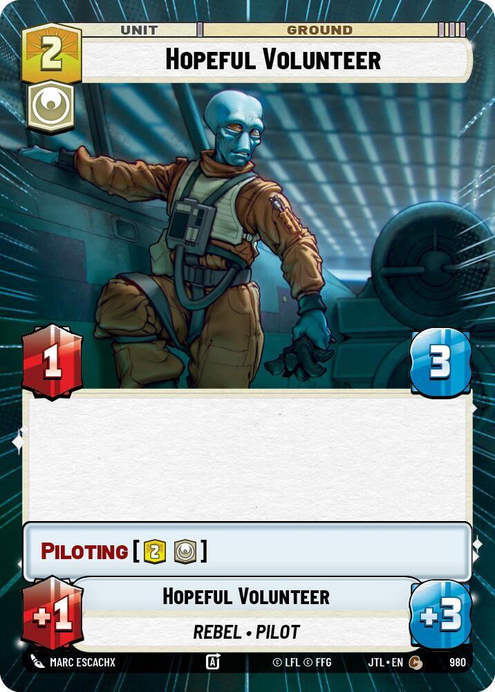 Hopeful Volunteer - Hyperspace - Foil
