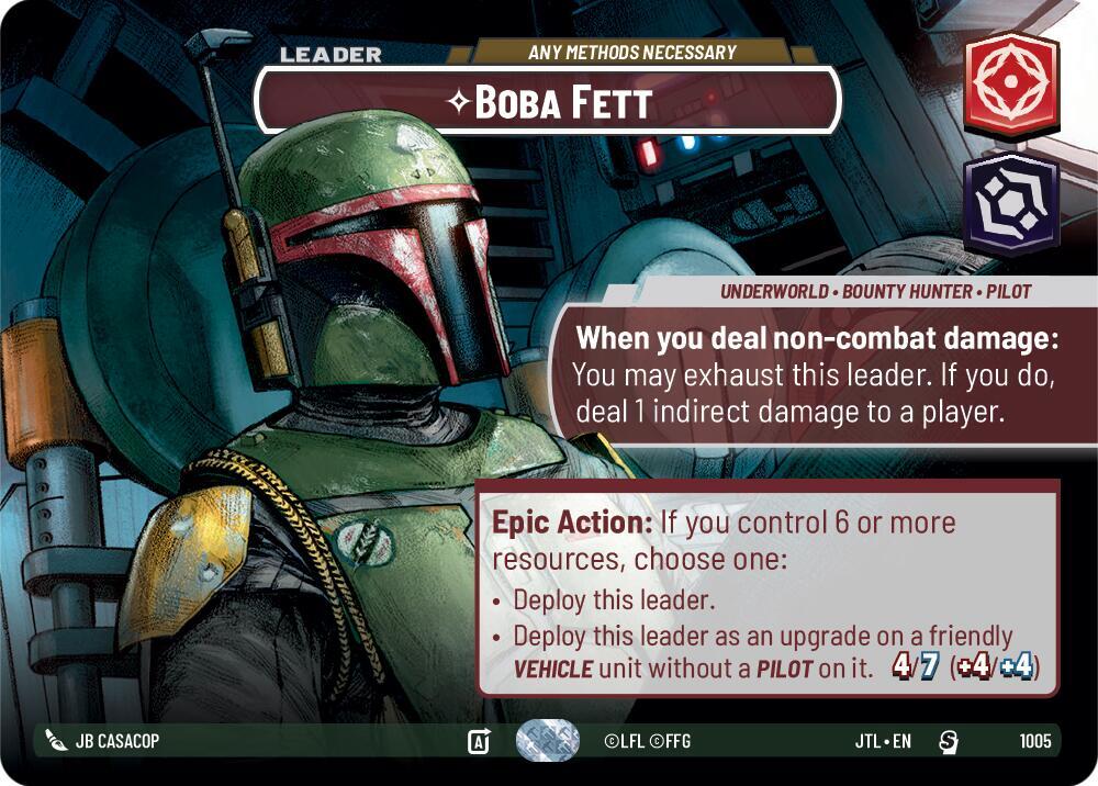 Boba Fett - Any Methods Necessary - Showcase - Foil