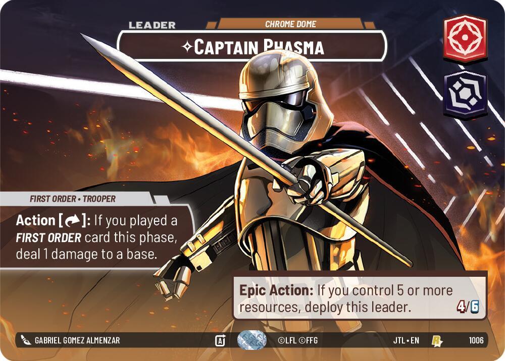 Captain Phasma - Chrome Dome - Showcase - Foil