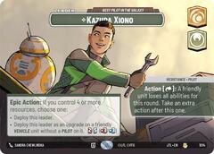 Kazuda Xiono - Best Pilot in the Galaxy - Showcase - Foil