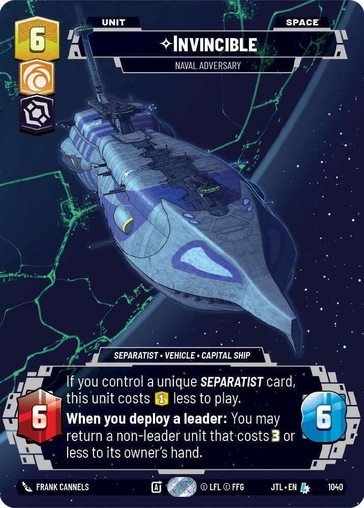 Invincible - Naval Adversary - Prestige
