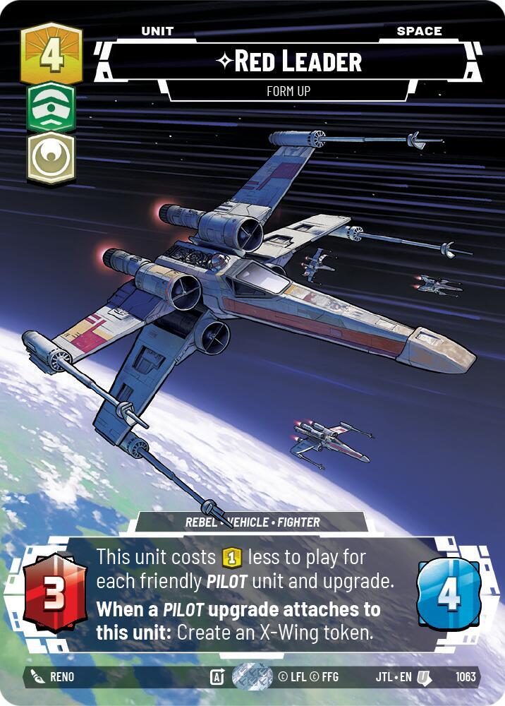 Red Leader - Form Up - Prestige - Foil