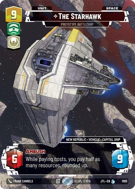 The Starhawk - Prototype Battleship - Prestige - Foil