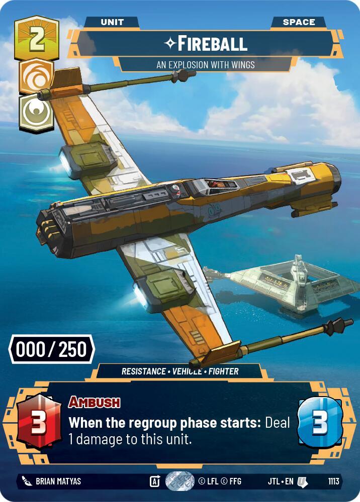 Fireball - An Explosion With Wings - Serialized - Foil
