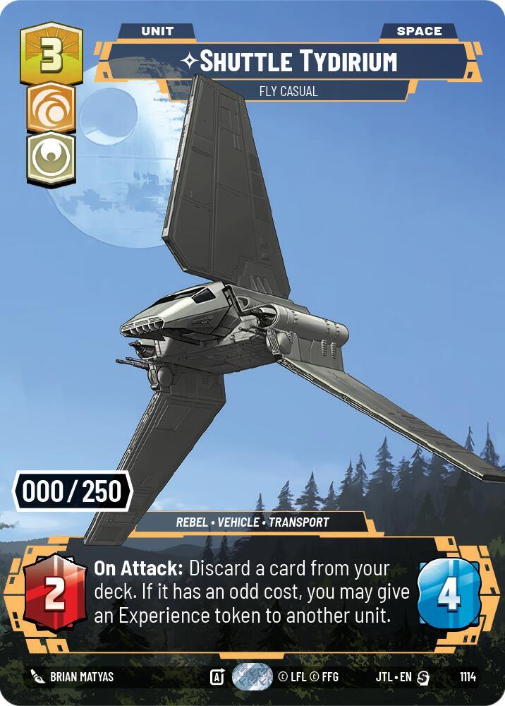Shuttle Tydirium - Fly Casual - Serialized - Foil