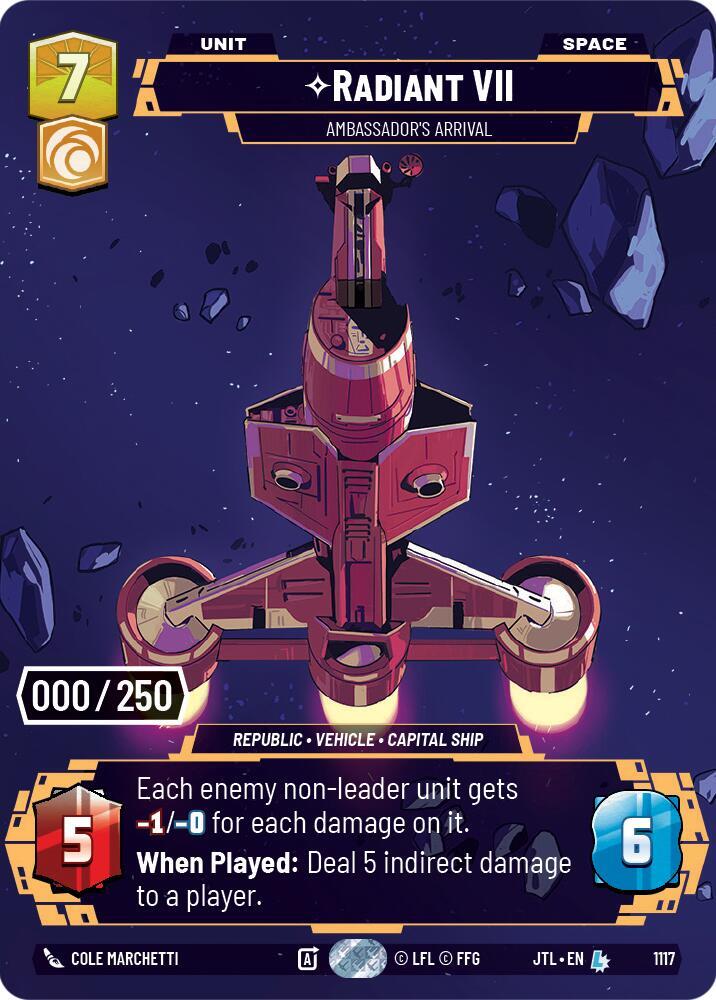 Radiant VII - Ambassadors Arrival - Serialized - Foil
