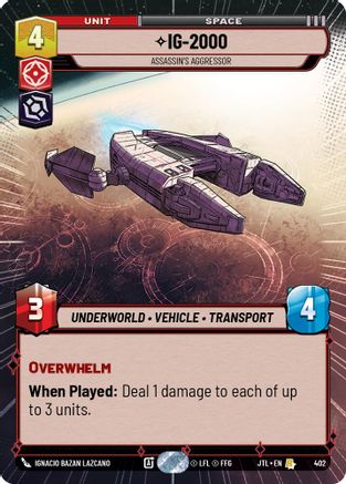 IG-2000 - Assassins Aggressor - Hyperspace