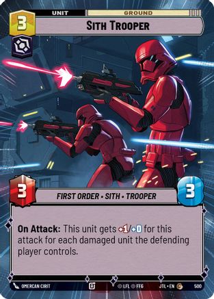 Sith Trooper - Hyperspace