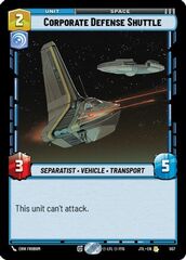 Corporate Defense Shuttle - Foil