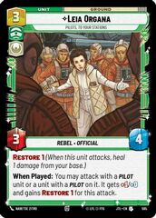 Leia Organa - Pilots, To Your Stations - Foil