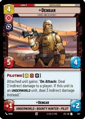 Dengar - Crude and Slovenly - Foil