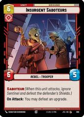 Insurgent Saboteurs - Foil