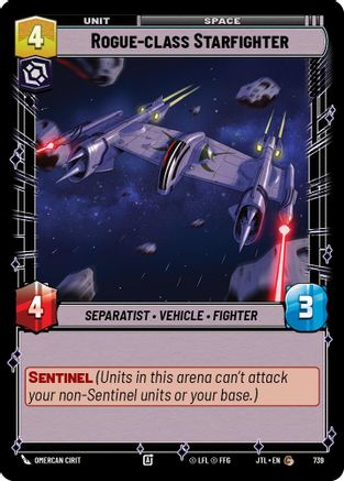 Rogue-class Starfighter - Foil