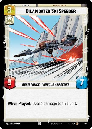 Dilapidated Ski Speeder - Foil