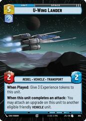 U-Wing Lander - Hyperspace - Foil