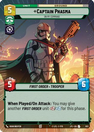 Captain Phasma - On My Command - Hyperspace - Foil