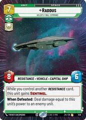 Raddus - Holdo's Final Command - Hyperspace - Foil